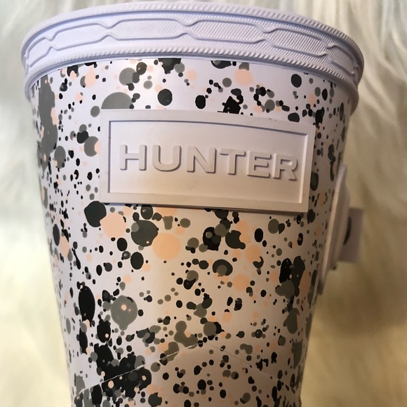 NWOB Hunter Original Refined Short Particle Print Rainboot - Picture 6 of 8